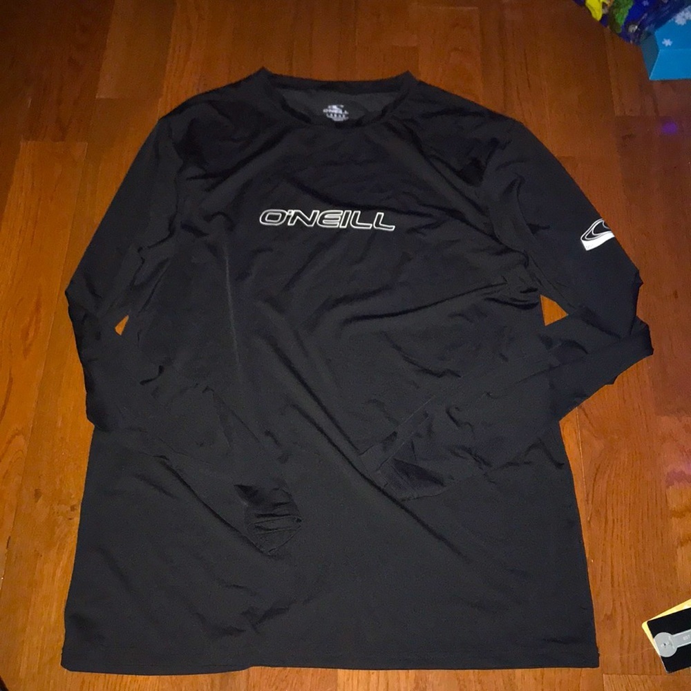 O'Neill Men's Long Sleeve Black Logo Performance Shirt